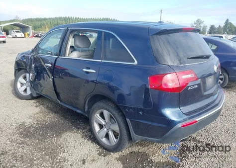 2011 Acura Mdx Technology Package from USA, damaged, VIN 2HNYD2H62BH506966